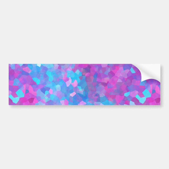 Holographic Sparkles Pattern Bumper Sticker (Front)