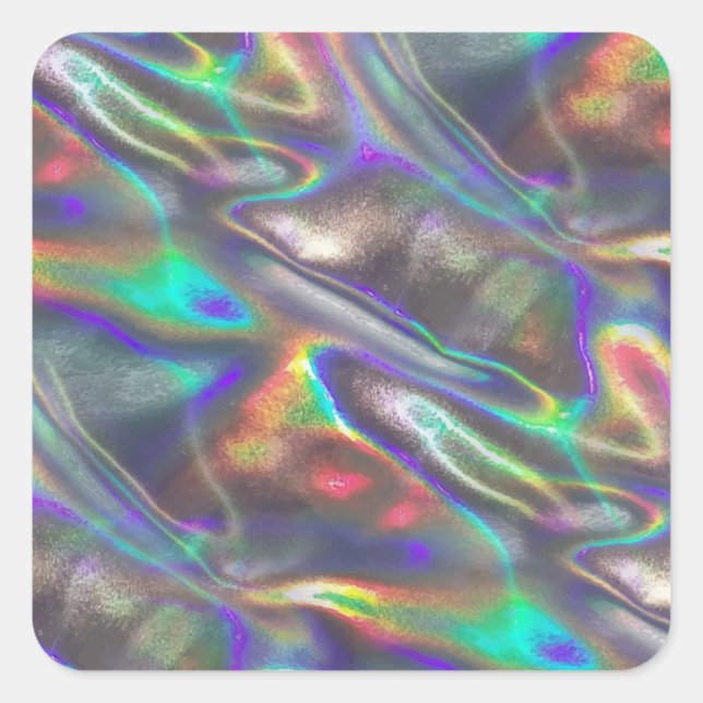 holographic square sticker (Front)