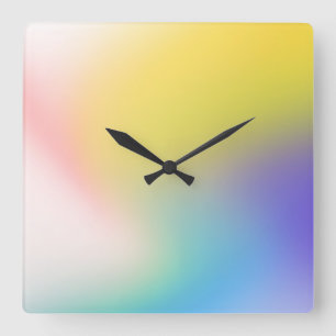 Holographic Square Wall Clock