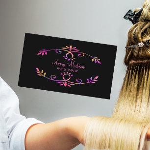 Holographic Style Colourful Modern Business Card