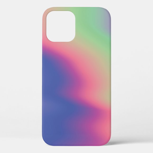 Holographic texture with colourful stains. Psyched Case-Mate iPhone Case (Back)