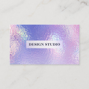 Holographic Textures Business Card