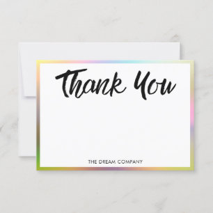 Holographic Thank you Message Media Insert