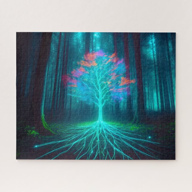 Holographic Tree Jigsaw Puzzle (Horizontal)