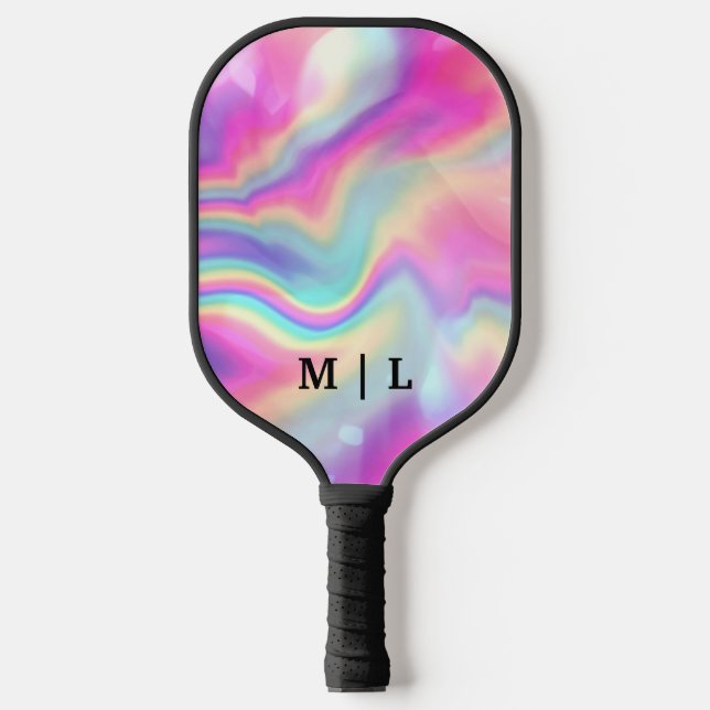 Holographic Wave Pickleball  Paddles  (Front)