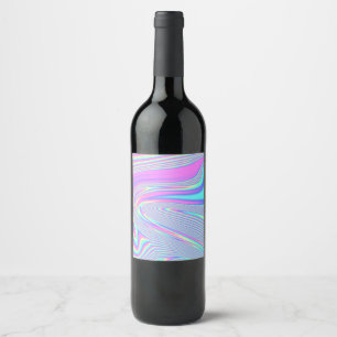 Holographic Wine Label
