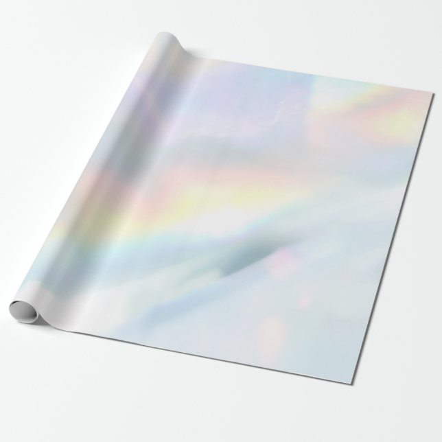 Holographic Wrapping Paper  | Luxurious Weddings (Unrolled)