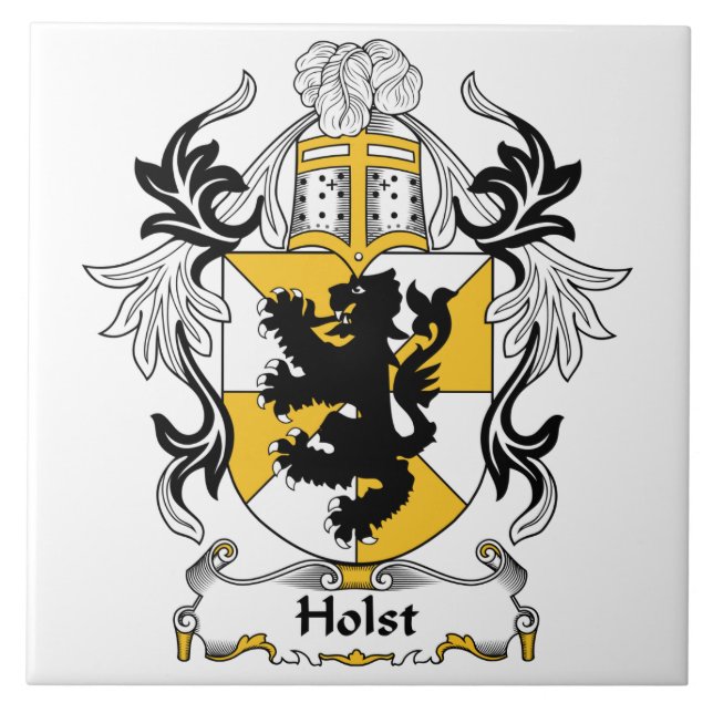 Holst Family Crest Tile (Front)
