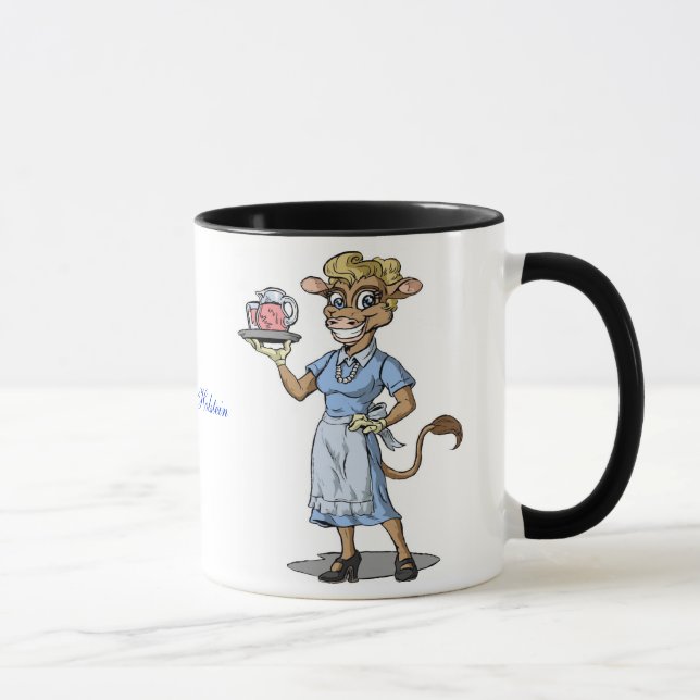 Holstein Cow Coffee Mug | Qwiznibet.com (Right)