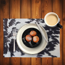 Holstein Cow Faux Leather Natural Hide