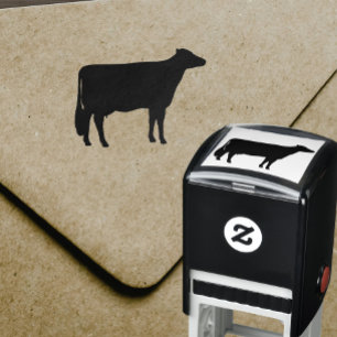 Holstein Cow Silhouette Self-inking Stamp