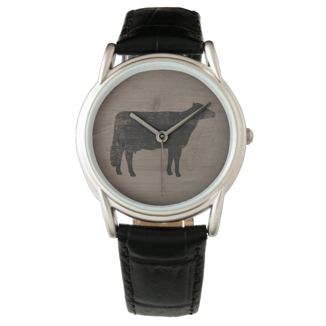 Holstein Cow Silhouette Watch (Front)