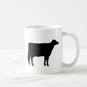 Holstein Cow Silhouettes Country Farm Animal Coffee Mug