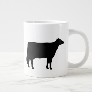 Holstein Cow Silhouettes | Country Farm Animal Large Coffee Mug
