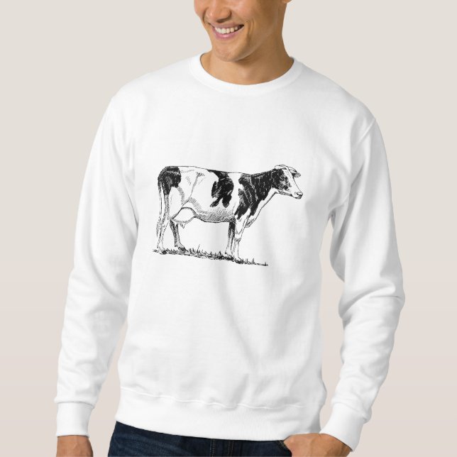 Holstein Cow Sweatshirt (Front)