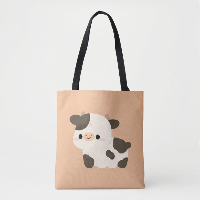 Holstein Cow Tote Bag (Front)