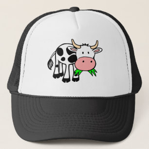 Holstein cow trucker hat
