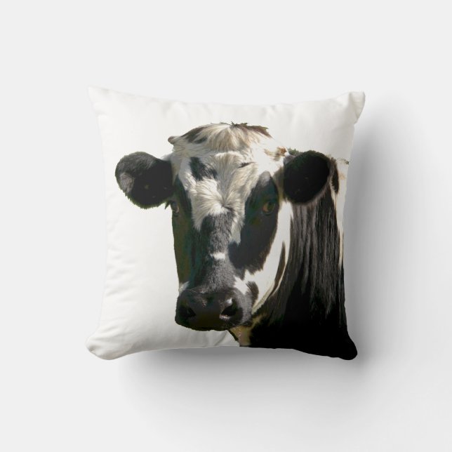 Holstein Dairy Cow Farm Animal Cushion (Front)
