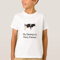 Holstein Friesian Dairy Farmer T Shirt