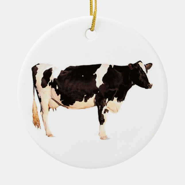 Holstein friesian Ornament (Front)