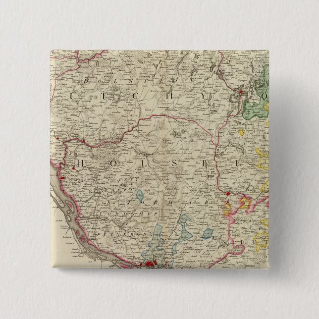 Holstein, Germany 15 Cm Square Badge (Front)