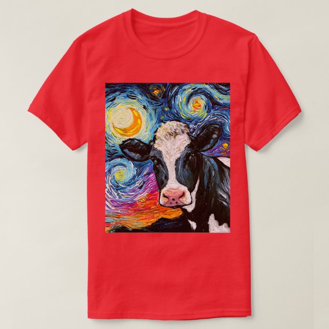 Holstein Night T-Shirt (Design Front)