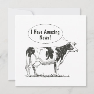 Holstein Thought Cow Customise It Announcement