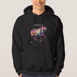 Holsteiner Horse Mama Galaxy Horse Girl Equestrian Hoodie
