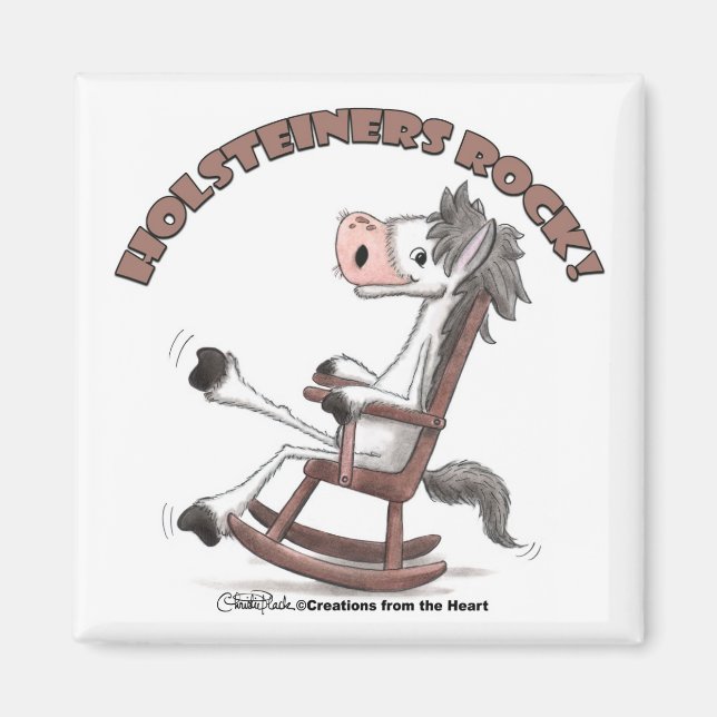 Holsteiners Rock! Magnet (Front)