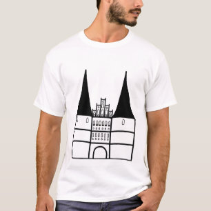 "Holstentor, Lübeck"   Minimalist Art, Landmarks T-Shirt