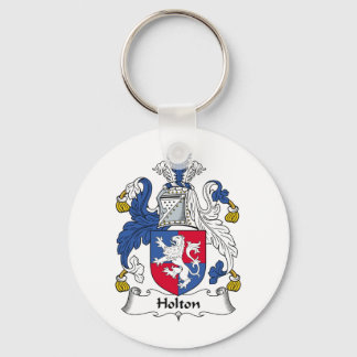 Holton Family Crest Key Ring
