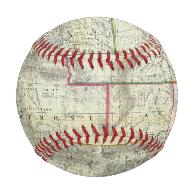 Holt's New Map, Wyoming Baseball (Front)