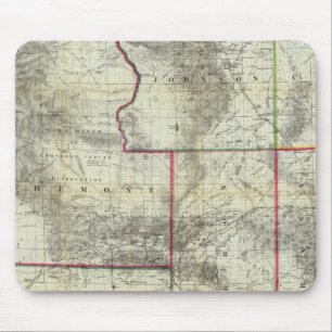 Holt's New Map, Wyoming Mouse Pad