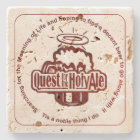 Holy Ale travertine stone drink coaster