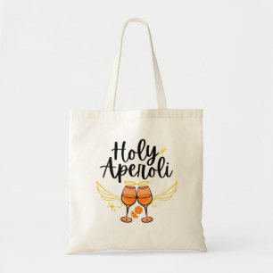 Holy Aperoli Witty Trendy Aperol Spritz Statement Tote Bag