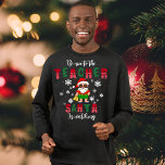 Holy Beach Christmas Sweet for Teachers Sweatshirt<br><div class="desc">Original Christmas design for teachers in traditional colors but with a non-traditional santa claus with his beach attire with sunglasses that will light up your day and of course remove the cold, provoking the envy of everyone around you, if you are a teacher you already have the perfect gift for...</div>