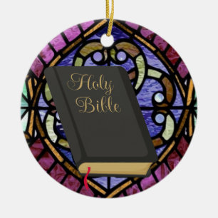 Holy Bible and Scripture - SRF Ceramic Tree Decoration