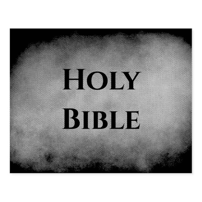 Holy Bible Christian Rubber Stamp (Imprint)