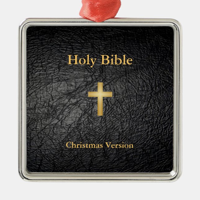 Holy Bible Ornament (Front)