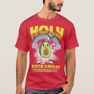Holy Blockamole Volleyball Match Block Avocado For T-Shirt