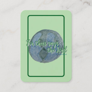 Holy Card – The Earth He Formed