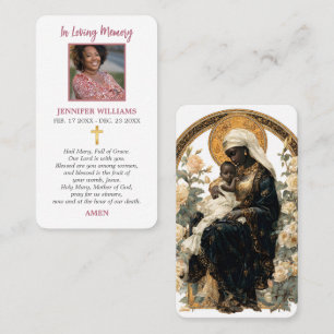 Holy Card Virgin Mary and Jesus Madonna & Child