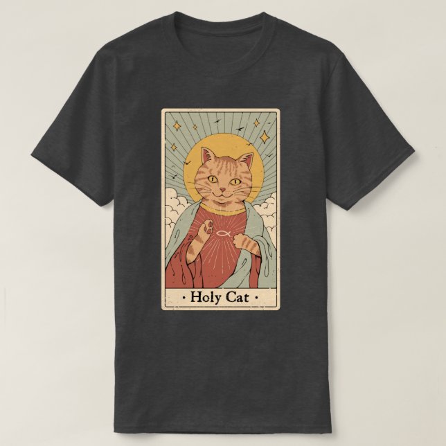 Holy Cat  T-Shirt (Design Front)