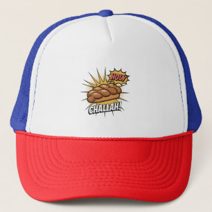 Holy Challah Funny Jewish Hanukkah Jew Trucker Hat