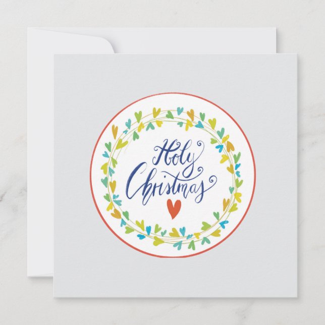 holy Christmas card (Front)