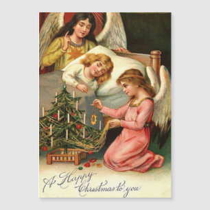 Holy Christmas Kids Angels Vintage