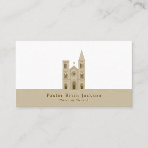 Holy Church, Christianity, Religious Business Card