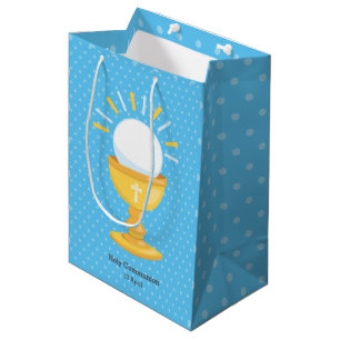 Holy Communion * choose background colour Medium Gift Bag