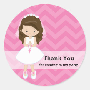 Holy Communion Classic Round Sticker
