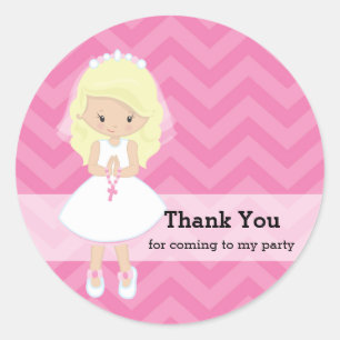 Holy Communion Classic Round Sticker